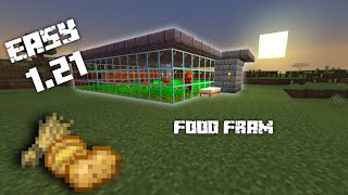 BEST 1.21 AUTOMATIC CROP FARM TUTORIAL in Minecraft Bedrock (MCPE/Xbox/PS/Switch/PC)#minecraft#mcpe