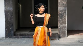 Saree Drape For Navratri/Diwali/ Wedding Season | Unique Saree Draping