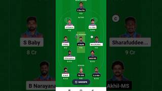 Kerala T20 🏏🏆 trophy, Aries kollam vs Adani Trivandrum #dream11fantasyteam #dream11team #shortsvideo