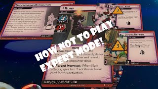 Marvel Champions card game (LCG) - Expert Klaw "Highlights" (i.e. Bloopers)