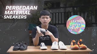 PERBEDAAN MATERIAL SEPATU (CANVAS, LEATHER & MESH) - SUMMER PEACH