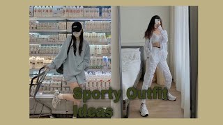 SPORTY OUTFITS IDEA || KOREAN STYLE || NICE OUTFITS #thestyleideas #aesthetic #trend