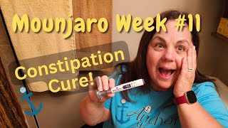 BLOOPER!!!  OOPS!!! MOUNJARO Week #11: AMAZING NATURAL CURE for CONSTIPATION!!!