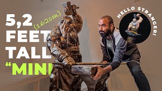 HUGE 3D Printed Dwarf (Uten Ironhearth) | Printing + Assembling + Painting