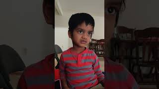 Kids funny video l yogaansh Argue About School and Bath With His Mother