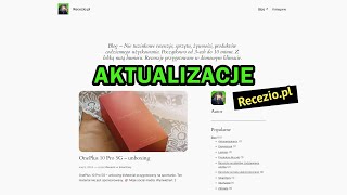 Aktualizacje Recenzji - Recezio.pl - Nowa strona internetowa