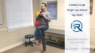 Hip Mobility & Stability For Runners | Loaded Lunge-Single Leg Balance-Hip ROM | SLC Chiropractor