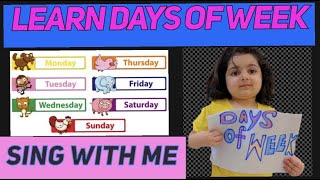 days of the week song for kids |activity for kids at home | Sister’s Life in Uae |