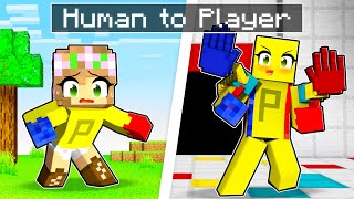 From HUMAN to PLAYER in Minecraft