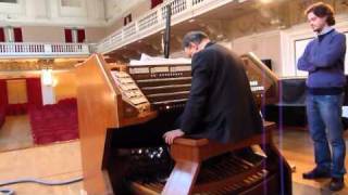 Tamburini Orgel im Cons Santa Cecilia Roma