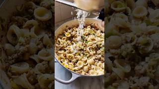 This sausage and leek pasta is going to be one of your new favorites!