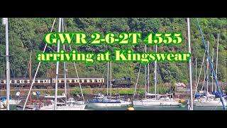 RD25737a(vid).  4555 arriving at Kingswear.