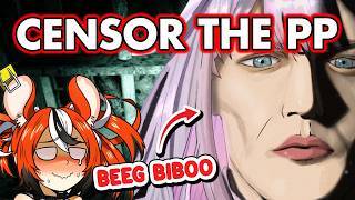 Bae Tries to Censor the Crotch in Outlast Using Beeg Biboo 【Hololive EN】