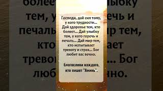 Господи, дай сил тому, у кого трудности... Дай здоровье тем, кто болеет... #православие