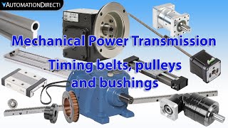 Timing Belts and Pulleys from AutomationDirect