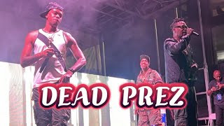 DEAD PREZ Performing Live In Bedstuy Brooklyn NYC 2023 "BIGGER THAN HIP HOP" HIP HOP 50