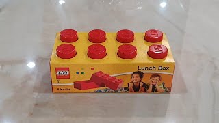 LEGO 2x4 Red Brick Lunch Box | Speed Unboxing