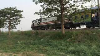 WAP5 hauler most colurful LHB train 12412 ASR CDG intercity Superfast