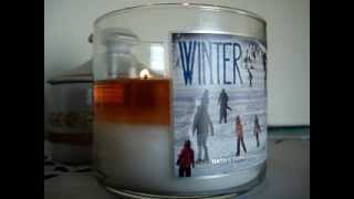 Bath and Body Works Candle Review: Winter (Snow Day 2013)