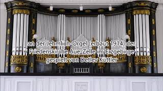 Max Reger (1873 -1916)   Orgelchoral O DASS ICH TAUSEND ZUNGEN HÄTTE op.135a Nr. 19