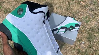 AIR JORDAN 13 "Lucky Green" EARLY IN HAND REVIEW (watch before you buy)