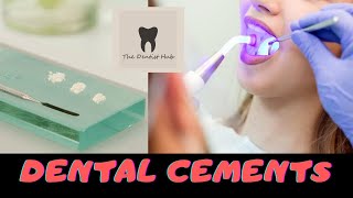 Introduction to Dental Cements | Dental Materials