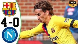 BarceIona 4-0 NapoIi _ Highlights & Goals Resumen & Goles Last Match