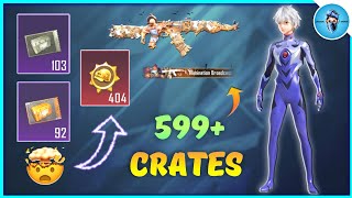 🔥599+Crate Opening Pubg Kr Japan || 404+donkatsu Medal Crate Opening