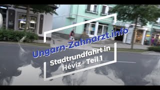 Heviz Stadtrundfahrt Teil 1 Bummelzug Ungarn - August 2024 Sommer Rundfahrt mit dem Bummelzug Hévíz