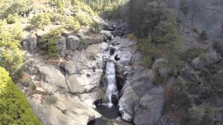 Rancheria Creek into NF Kings overfly -- raw footage