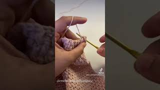 كروشيه غرزه سهله و سريعه#shorts #crochet #كروشيه