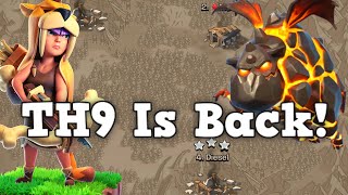 No Offensive CC = 3 Star? | New TH9 Only League and Live Attack!