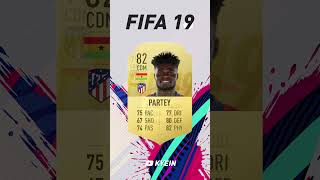 Thomas Partey - FIFA Evolution (FIFA 16 - EAFC 25)