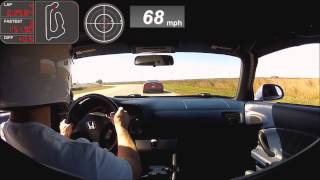 S2000 chased by Cobra R - Mid America Motorplex - Find the Line  11 OCT 2014 2