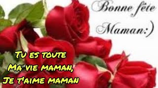 Fête des mères 2020💐bonne fête maman💞tu es toute ma vie maman, je t'aime maman 💞