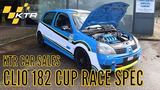 FOR SALE | KTR Clio 2RS 182 CUP 750 MOTOR CLUB CHAMPIONSHIP CAR