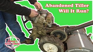 Abandoned Craftsman Tiller: WILL It Run?