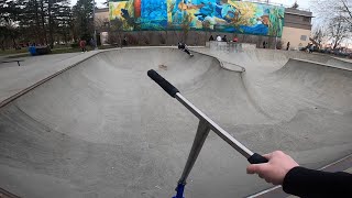 Riding CRAZY Bowl At Skatepark!