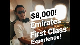 $8,000 Emirates First Class Experience | DXB - KUL | Boeing 777