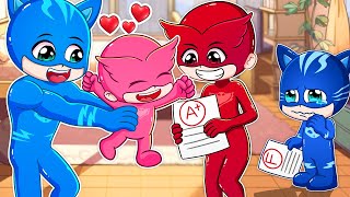 Бедный малыш Catboy! Пожалуйста, не отвергайте Catboy?! -История жизни Catboy |PJ MASKS 2D Animation