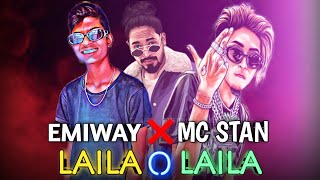 MC STAN - LAILA O LAILA Ft. EMIWAY BANTAI ( PROD BAY MR RAJ SLATT ) music video