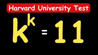 Harvard University || 99% of Students Failed This Tricky Math Test || #maths