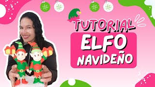 ELFO NAVIDEÑO / Ayudante de Santa / duende navideño / Elfo en porcelana fría /duende o elfo navideño