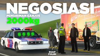 SUAP POLISI !! PENGIRIMAN 2TON GANJOS KE GANGSTER - GTA SAMP ANDROID