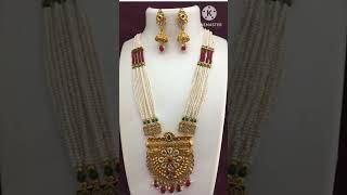 Latest peral necklace design idea||necklace design||