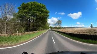 Peak District Motorbike Ride in May   4K