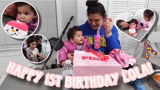 Autistic nonverbal teen little cousin Lola turns ONE! | Autism life with Ashy