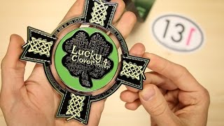 Finisher Medals: Lucky Clover 4 Miler 2016