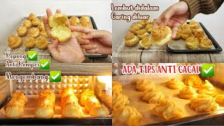 Resep Kue Sus Anti Kempes dan Kopong