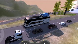 Realistic Bus Driving through Extreme Narrow Roads Bosnia | bus parking king | chasing and raceing